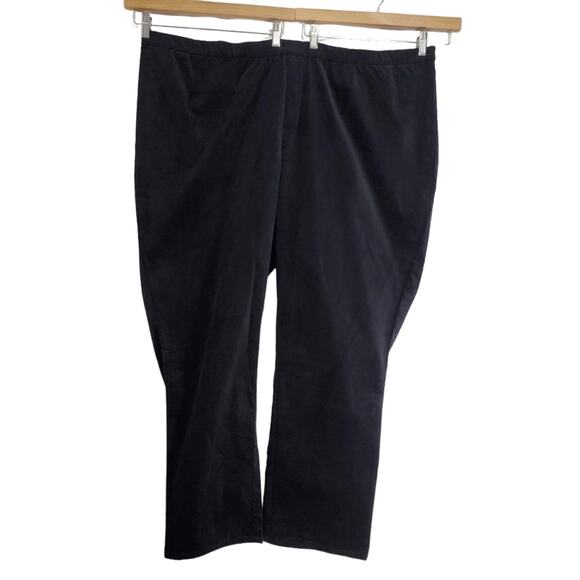 Isaac Mizrahi | Soft Velour Shell Stretch Pull-On Pants - Picture 1 of 8